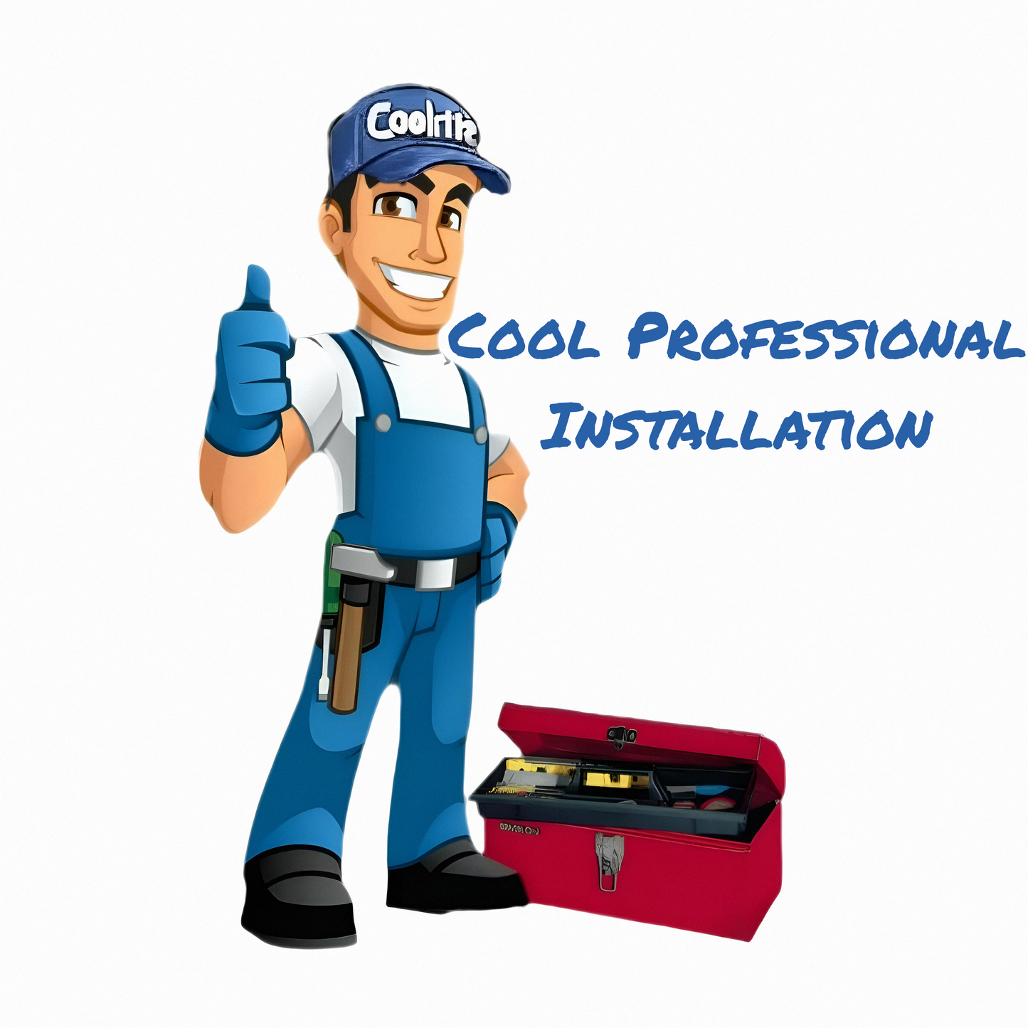 Professional Installation of 9000, 12000, 18000 & 24000 Btu/hr Wall Split Unit Incl. 3m Copper Piping Kit