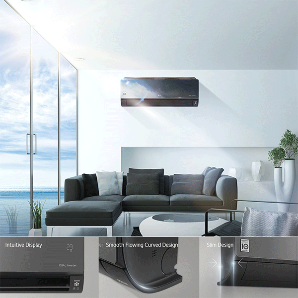 LG Artcool Dual Inverter Wall Split 24000 Btu/hr Inverter Air Conditioner (Wi-Fi Enabled)