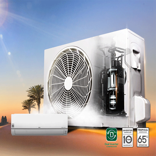 LG Dual Inverter Wall Split 12000 Btu/hr Inverter Air Conditioner